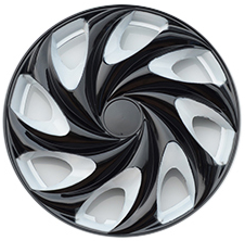 LGZ-F13	WHEEL COVER 13INCH BLACK&WHITE